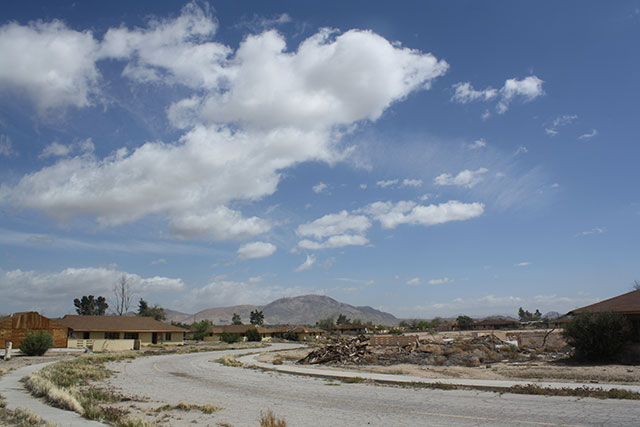 Base housing at the former George Air Force Base, in California. New documents have emerged linking the base with the nuclear proliferation programs of the cold war era. (Credit: Dan Ross) 