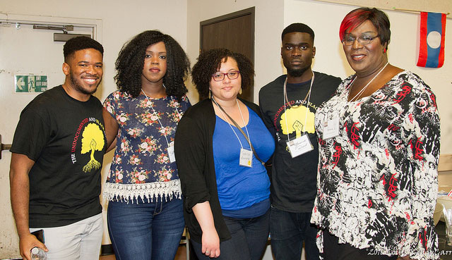 UndocuBlack Network members at Black Immigration Network's Kinship Assembly April 8 to 10 at Holman United Methodist Church in Los Angeles. (Photo: Louis 