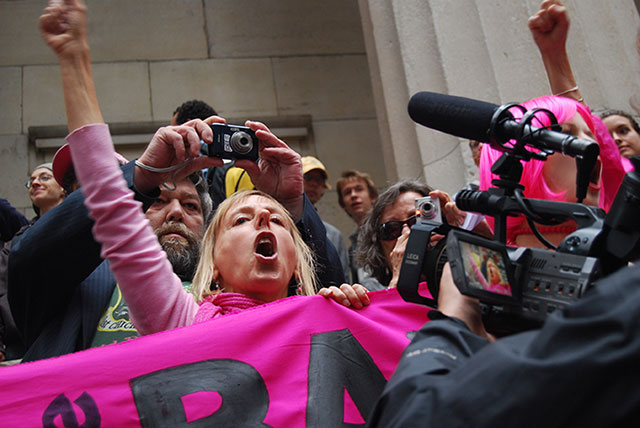 Author Medea Benjamin was co-founder of Code Pink and is still a tireless advocate for justice. (Photo: Thomas Good)