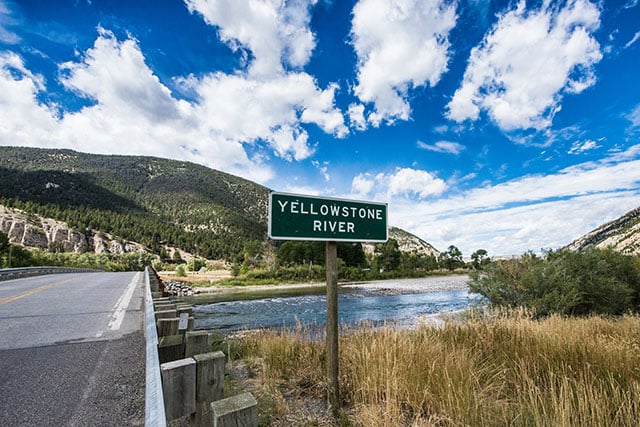 The Yellowstone River flows 692 miles from the Absaroka mountain range of northwestern Wyoming, through Montana and finally drains into the Missouri River in western North Dakota. (Photo: Alexis Bonogofsky)