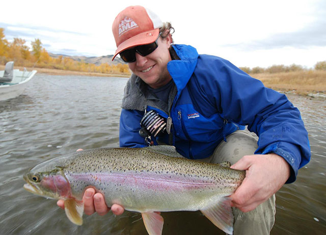 Chad Jacobson fishing on the Jefferson River in Montana. (Photo: Chad Jacobson)