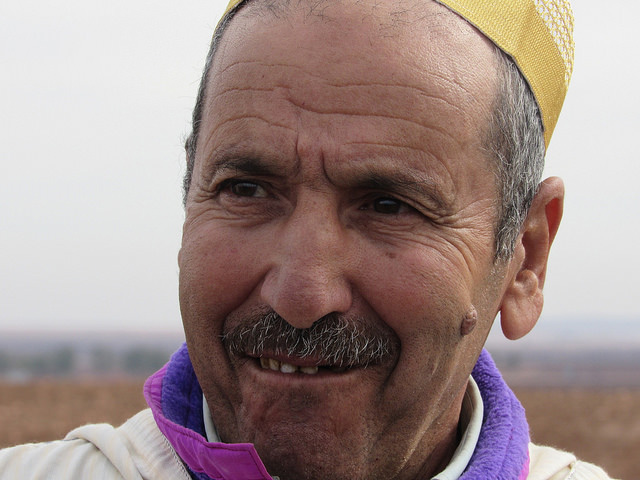Moroccan farmer Ahmed Khiat, who has struggled with drought but benefitted from a direct seeding program that promotes resilience to climate change. (Photo: Fabiola Ortiz / IPS)