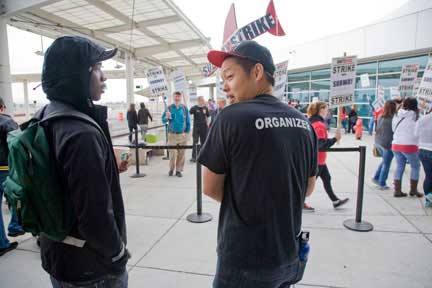 Organizer and worker. (Photo: David Bacon)