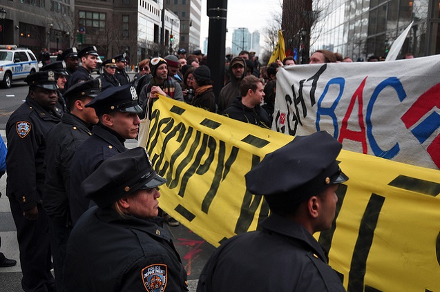 Occupy Wall Street rally, March 16, 2012. (Photo: <a href=