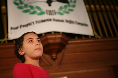Youth tell their stories at the World Court of Women on Poverty. (Photo: Harvey Finkle).