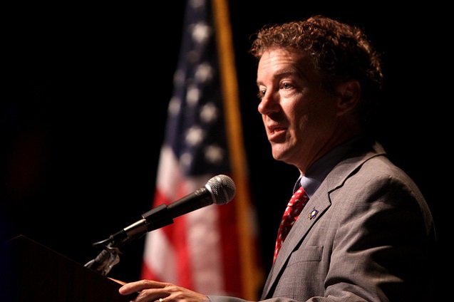 Rand Paul speaking at LPAC 2011 in Reno, Nevada. (Photo: <a https://www.flickr.com/photos/22007612@N05/6157763788/in/photolist-ao99Db-ao9cQ9-ao7SNa-aokssZ-aoaD3s-aoaFdN-aoogEJ-aoofV1-aoaC97-aokvYa-aoaDTq-aoaFY7-b6Xv8t-b6Xt5r-b6Xpck-b6Xr5Z-b6XwSg-b6udkH-b6Y8DF-adGpFx-adGp1R-adGqai-adGptn-adGpVi-adGoac-adKefW-adGoR2-adKcTf-b6YmLV-adG2ZC-adDrKe-adDeQn-adDqaP-adGdA5-adDciv-adG1Fs-adDdJ8-7rqqn3-ao7fNB-7sV2tm-7sV2Db-7sV2GW-7sV2wb-7sR4Rz-7sSJiH-7sSPwx-7rw26F-7rzWvC-7trr4t-7sV5V5-b7aVHM