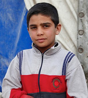 Syrian child.
