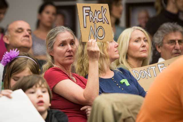 Residents fill a St.Tammany Parish Council meeting in Mandeville.