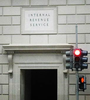 Internal Revenue Service building in Washington, DC.