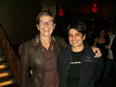 Kate Clinton and Urvashi Vaid. (Photo: <a href=