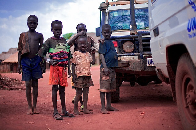 South Sudanese children. (Photo:<a href=