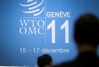 Delegates arriving for the first day of the World Trade Organization Ministerial Conference in Geneva, December 15, 2011. (Photo:<a href=