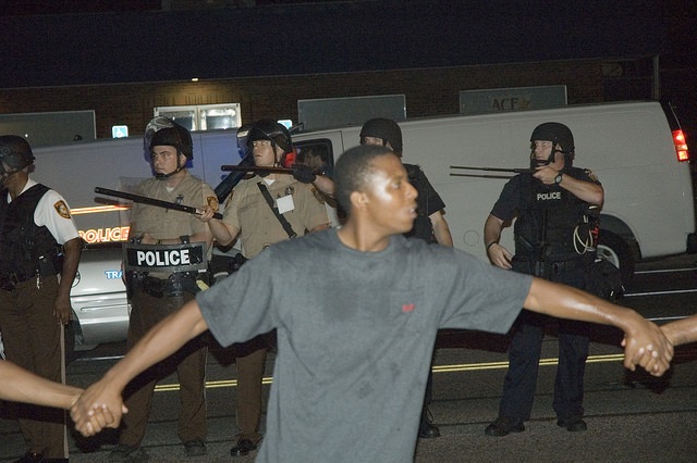 Protest in Ferguson, Missouri for Michael Brown. (Photo: <a href=