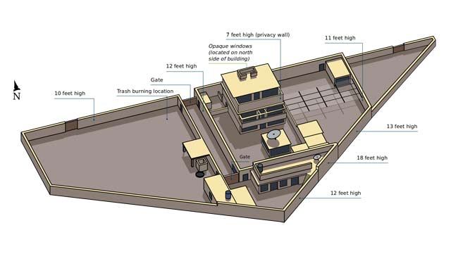 Osama Bin Laden Compound Diagram.