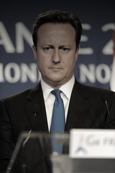 David Cameron, Prime Minister of the United Kingdom of Great Britain and Northern Ireland, at his press conference during the 37th G8 summit in Deauville, France. (Photo: Guillaume Paumier)