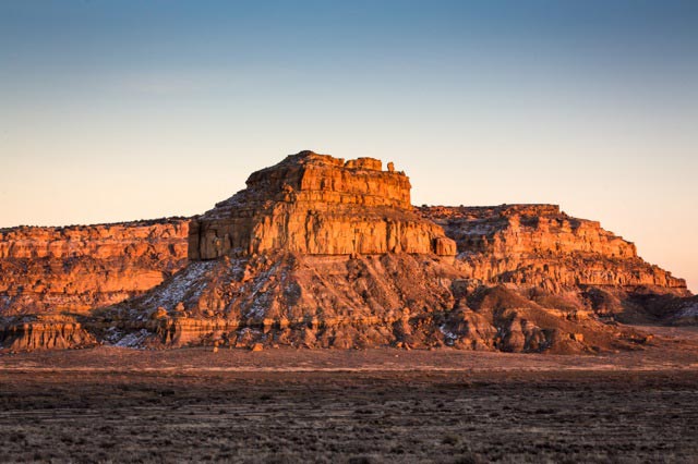 Fajada Butte in Chaco Canyon in Northern New Mexico. (Photo: ©2015 Julie Dermansky)