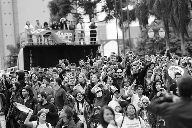 Curitiba, Paraná, April 29th, 2015. (Photo: Leandro Taques)