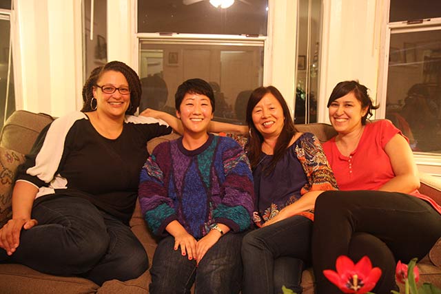 Free Marissa Now & Stand With Nan-Hui: Alisa Bierria, Hyejin Shim, Mimi Kim, and Emi Kane.