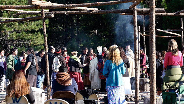  The Winnemem have tenaciously held on to their traditional spiritual and cultural practices in the face of colonization, the horrors of the Gold Rush and displacement from Shasta Dam in 1945. (Rucha Chitnis)