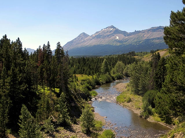 Two Medicine River, in the Badger-Two Medicine area. (Photo: Gene Sentz)