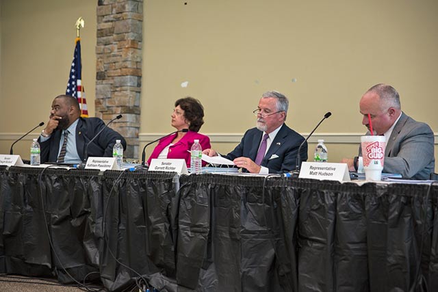 Collier County legislative delegation on October 15 in Naples. (Photo: ©2015 Julie Dermansky)  