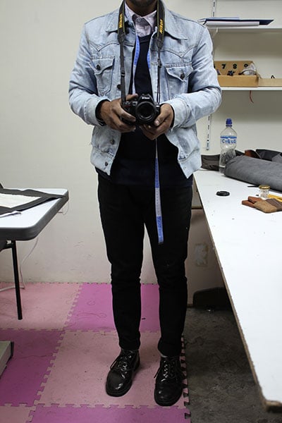 Luis in his sewing studio, what he told teleSUR is one of his life passions. (Photo: Kimberly Brown)