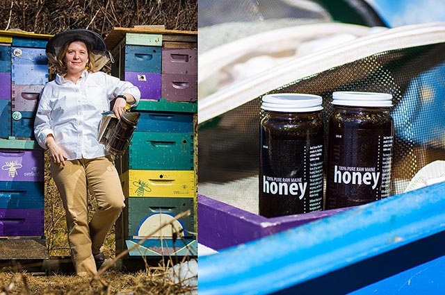 Beekeeper Erin MacGregor-Forbes. (Photo: Jason P. Smith for Earthjustice)