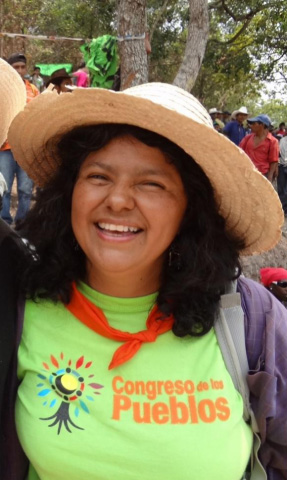 Berta Cáceres 1973 - 2016. (Photo: Fr Melo Coto SJ and ISN)