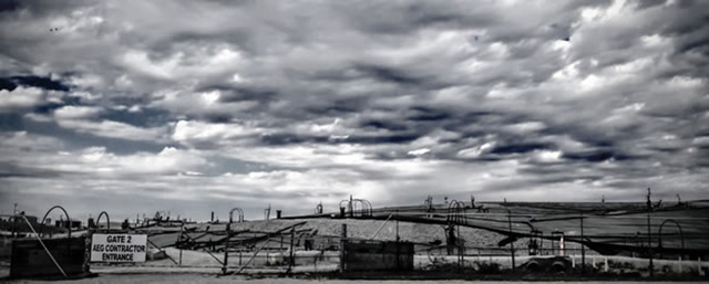 About 87,000 tons of atomic waste lie buried in West Lake Landfill in the City of Bridgeton. An underground fire in a neighboring landfill is headed towards the radioactive material. (Photo: Lori Freshwater)