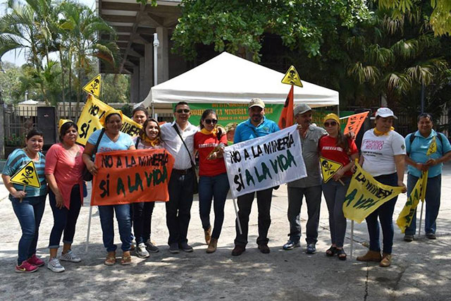 After a decade of working for a national ban on mining, Salvadoran social movement activists gathered in the capital to celebrate its imminent passage into law. (Photo: courtesy of CRIPDES)