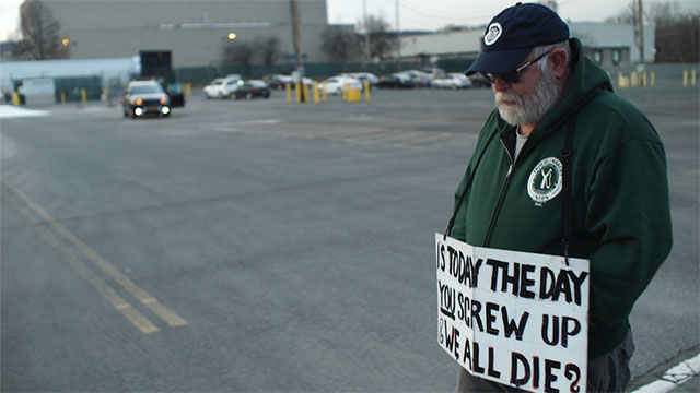 A still from the film Picket Line. (Photo: Cecilia Aldarondo)