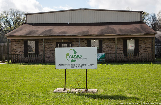 Adsorbent Solutions facility in St. Gabriel. (Photo: Julie Dermansky)