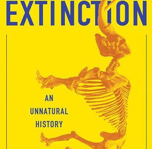 Journalist Elizabeth Kolbert explores the likely extinction of a massive number of species - because of the destructive practices of humans - in the book "The Sixth Extinction: An Unnatural History."
