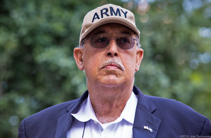 Retired Lt. Gen. Russel Honoré at April 20 rally in New Orleans.