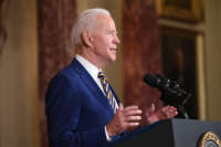 President Biden speaks at the State Department in Washington, D.C., on February 4, 2021.