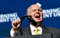 Rush Limbaugh speaks during the Turning Point USA Student Action Summit at the Palm Beach County Convention Center in West Palm Beach, Florida, on December 21, 2019.