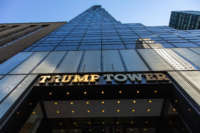 Trump Tower is seen in New York City on February 13, 2020.