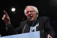 Sen. Bernie Sanders speaks during a rally at the Las Vegas Academy of the Arts on October 25, 2018, in Las Vegas, Nevada.