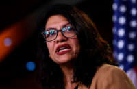 Rep. Rashida Tlaib speaks during a press conference at the U.S. Capitol in Washington, D.C., on July 15, 2019.
