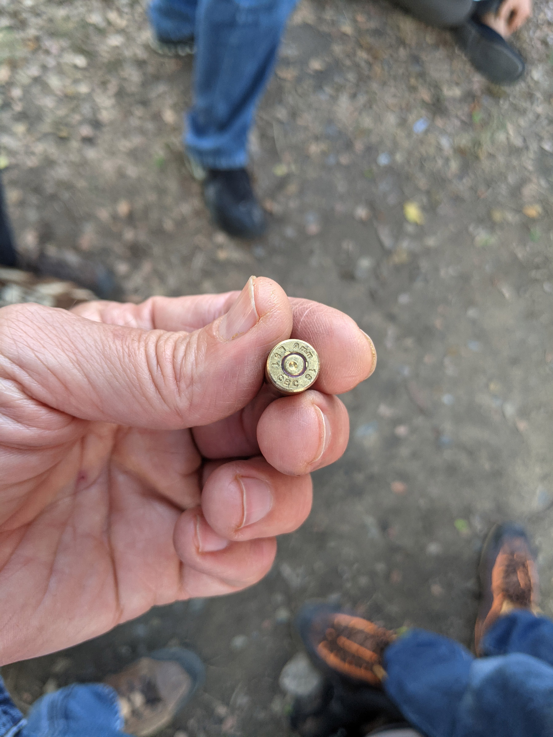 Evidence of a 9mm round fired at protesters, Valle del Cauca, Colombia, May 2021.