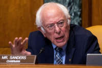 Senate Budget Committee Chairman Bernie Sanders speaks during a hearing on June 8, 2020, at the U.S. Capitol in Washington, D.C.
