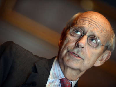 Supreme Court Justice Stephen Breyer answers a question during an interview at the Supreme Court in Washington, D.C., on May 17, 2012.