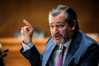 Sen. Ted Cruz speaks during a Senate Foreign Relations Committee hearing on September 14, 2021, in Washington, D.C.