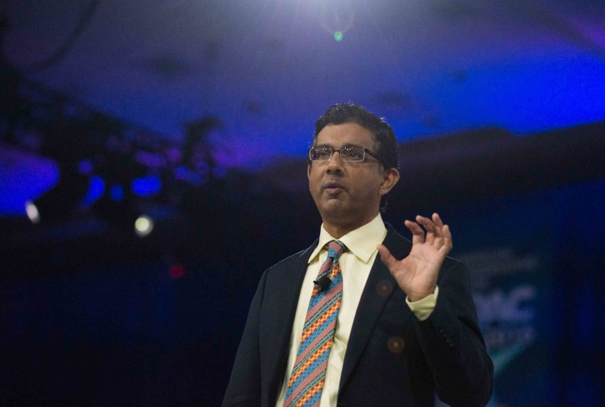 Dinesh D'Souza speaks at CPAC 2016 conference, March 5, 2016, in National Harbor, Maryland.