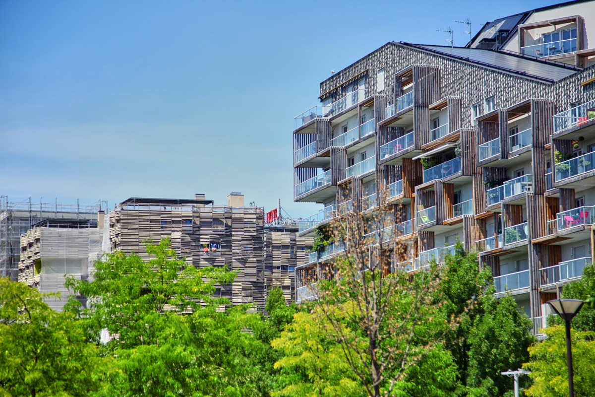 The Clichy-Batignolles eco-district in Paris, France, photographed on June 28, 2015.