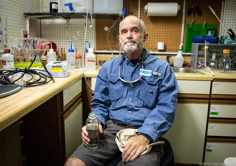 Dr. Rick Bartleson, a scientist with Sanibel-Captiva Conservation Foundation’s (SCCF) marine lab.