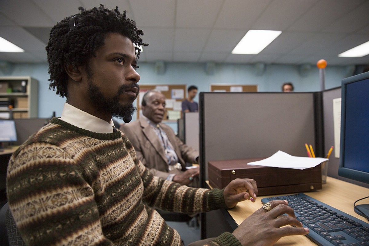 Danny Glover and Lakeith Stanfield in Sorry to Bother You.