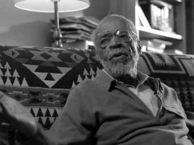 Screenshot from "The Issue of Mr. O'Dell," a documentary about the life and work of Jack O'Dell, veteran African-American civil rights activist.