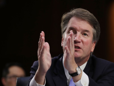 Supreme Court nominee Brett Kavanaugh testifies on the third day of his confirmation hearing on Capitol Hill September 6, 2018, in Washington, DC.