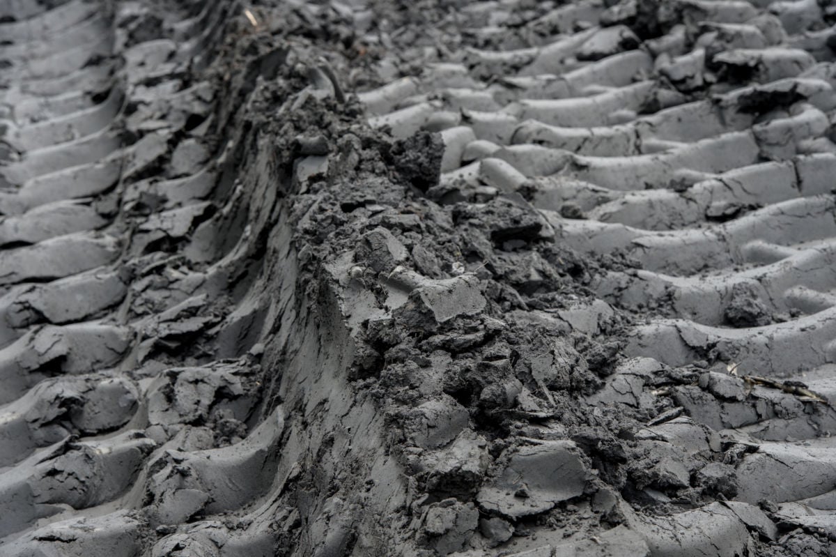 Coal ash located at the Possum Point Power Station in Dumfries, Virginia, appears in a photo taken on June 26, 2015.